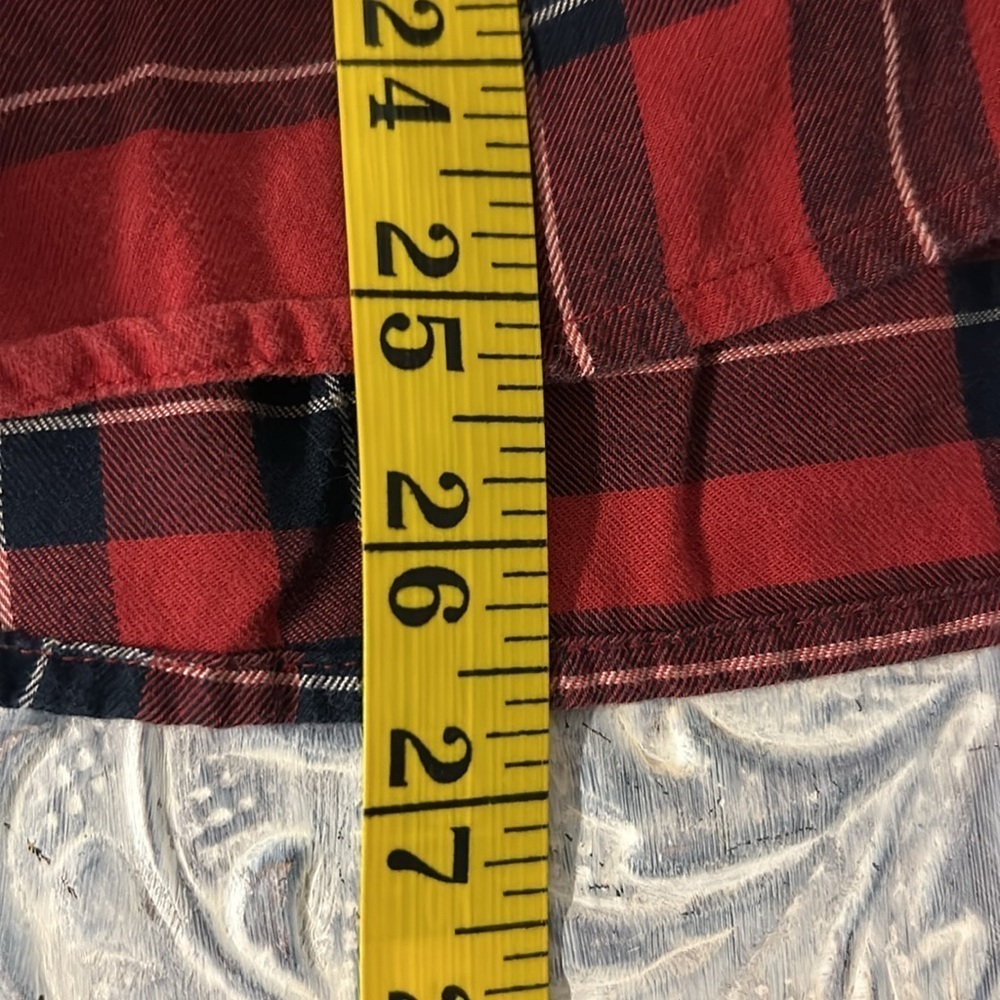Madewell Women’s Top Size M Red Black Plaid Sleeveless Button Front 100% Cotton - Picture 9 of 10